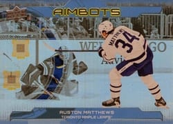 2024-25 Upper Deck Aimbots Auston Matthews #AB-21 card