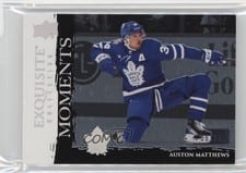 2024-25 Upper Deck Black Diamond Exquisite Collection Moments Auston Matthews #M-AM card