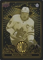 2024-25 Upper Deck Oracles Auston Matthews #O-34 card