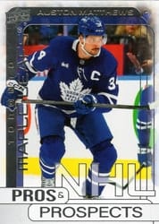 2024-25 Upper Deck Pros & Prospects Auston Matthews #PP-40 card