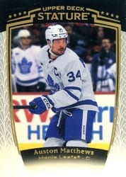 2024-25 Upper Deck Stature Base Set Auston Matthews #9 card