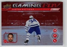 2024 Upper Deck Gaming FOV Auston Matthews #GFOV-11 card