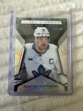 2025-26 Upper Deck Black Diamond Diamond Stars Auston Matthews #BDS-AM card