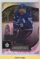 2025-26 Upper Deck Credentials Bright Cellys Auston Matthews #BC-23 card