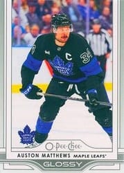 2025-26 Upper Deck O-Pee-Chee Glossy Auston Matthews #OG-25 card