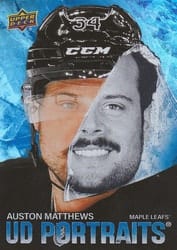 2025-26 Upper Deck UD Portraits Auston Matthews #P-10 card