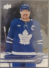 2025 Upper Deck Auston Matthews Clear Cut #161 card