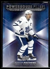 2025 Upper Deck Tim Hortons Powerhouse Pillars Auston Matthews #CP-3 card