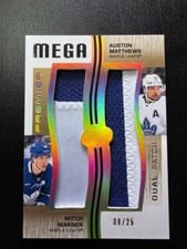 2023-24 Upper Deck Premier Premier Mega Jersey Duos Auston Matthews/Mitch Marner #PM2-MM card