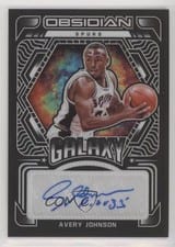 2021-22 Panini Obsidian Galaxy Autographs Avery Johnson #GA-AVJ card