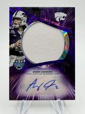 2025 Bowman University Best Prospect Jumbo Relic Autographs Refractor Avery Johnson #JRA-AJ card