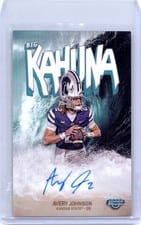 2025 Bowman University Chrome The Big Kahuna Autographs Avery Johnson #BK-AJ card