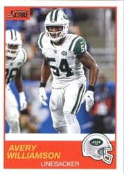 2019 Score Base Set Avery Williamson #159 card