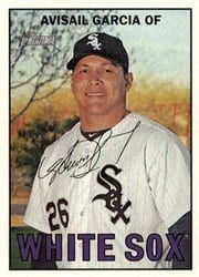 2016 Topps Heritage Base Set Avisail Garcia #295 card