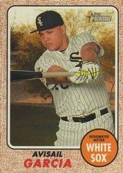 2017 Topps Heritage Base Set Avisail Garcia #217 card