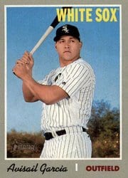 2019 Topps Heritage Base Set Avisail Garcia #239 card