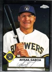 2021 Topps Chrome Platinum Anniversary Base Set Avisail Garcia #455 card