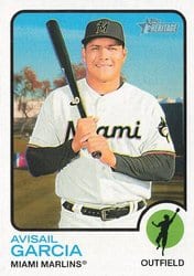 2022 Topps Heritage Base Set Avisail Garcia #252 card