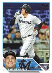 2023 Topps Base Set Avisaíl García #606 card