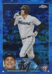 2023 Topps Chrome Sapphire Edition Base Set Avisail Garcia #606 card