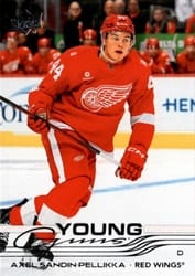 2025-26 Upper Deck Base Set Axel Sandin-Pellikka #484 card