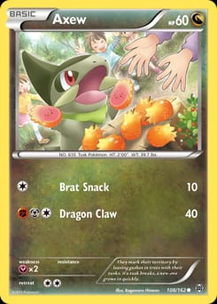 BREAKthrough Axew #108 card
