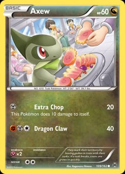 BREAKthrough Axew #109 card
