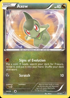Dragon Vault Axew #12 card