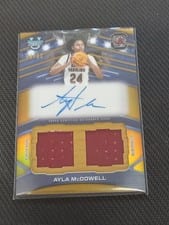 2025-26 Bowman University Best Prospect Dual Relic Autographs Ayla McDowell #PDA-AM card
