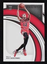 2021-22 Panini Immaculate Collection Base Set Ayo Dosunmu #68 card