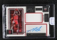 2021-22 Panini One and One Prime Rookie Jersey Autographs Ayo Dosunmu #PR-ADM card