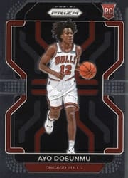 2021-22 Panini Prizm Base Set Ayo Dosunmu #271 card