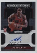 2021-22 Panini Prizm Sensational Signatures Ayo Dosunmu #SS-AYO card
