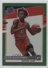 2021 Panini Chronicles Draft Picks Ayo Dosunmu Green #219 card