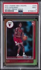 2021 Panini Hoops Ayo Dosunmu #240 card