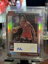 2022-23 Donruss Optic Signature Series Ayo Dosunmu #SS-AYO card