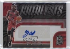 2022-23 Panini Spectra Catalysts Signatures Ayo Dosunmu #CSA-AYO card