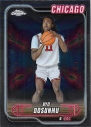 2024-25 Topps Chrome Base Set Ayo Dosunmu #58 card