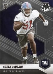 2021 Panini Mosaic Base Set Azeez Ojulari #356 card