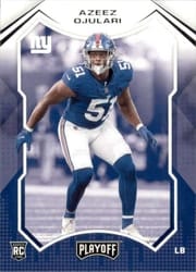 2021 Panini Playoff Base Set Azeez Ojulari #265 card