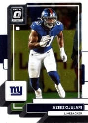 2022 Donruss Optic Base Set Azeez Ojulari #149 card