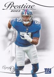 2023 Panini Prestige Base Set Azeez Ojulari #215 card