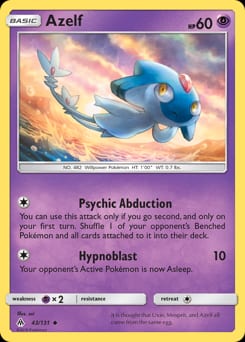 Forbidden Light Azelf #43 card