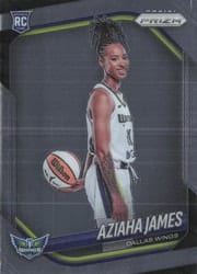 2025 Panini Prizm WNBA Base Set Aziaha James #141 card