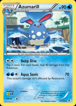 Boundaries Crossed Azumarill #37 card