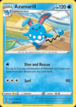 Fusion Strike Azumarill #59 card