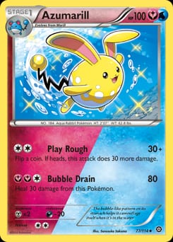 Steam Siege Azumarill #77 card