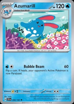 Stellar Crown Azumarill #34 card