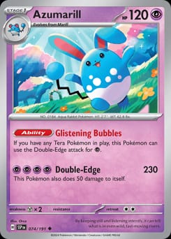 Surging Sparks Azumarill #74 card