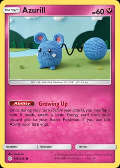 Cosmic Eclipse Azurill #146 card